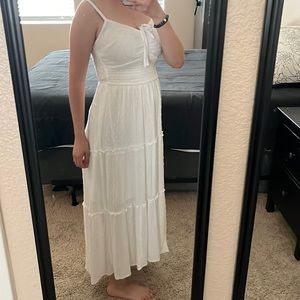 Hollister White Summer Dress (XS)
